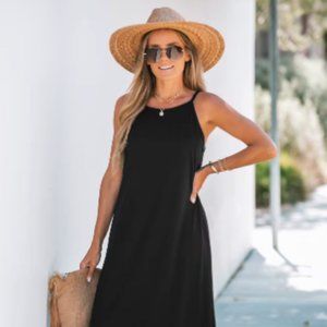 Cupshe Beachside Cami Maxi Dress (NWT)